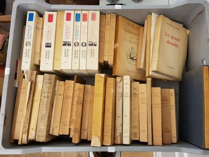 null Lot including: 

- MANNETTE including a lot of books bound, of which works of...