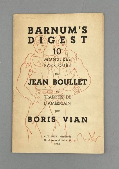 null VIAN (Boris) & BOULLET (Jean), Barnum's digest. 10 monsters made by Jean Boullet....