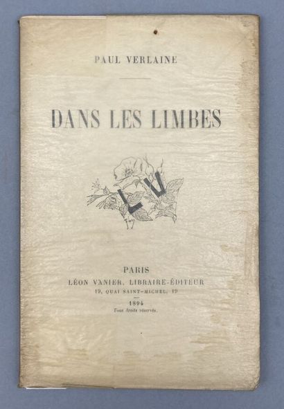 null VERLAINE (Paul). In the limbo. Paris, Léon Vanier, 1894. In-12 paperback, printed...