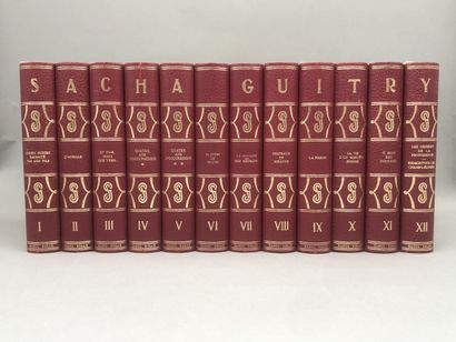 null Lot including: 

- GUITRY (Sacha). Illustrated works: Lucien Guitry raconté...