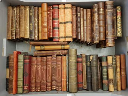 null Lot including: 

- MANNETTE including a lot of books in full binding including...
