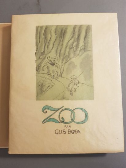 null GUS BOFA. Zoo. Paris, Mornay, 1935. In-4 paperback, filled illustrated cover,...