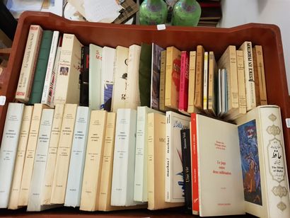 null Lot including: 

- MANNETTE including a lot of books bound, of which works of...