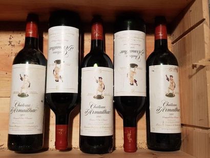 null 
Lot including:




- Pauillac, Baronne Philippe, Château d'Armailhac, 1993.




2...