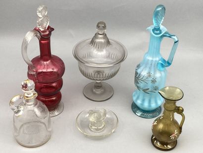 Important lot of glassware and crystal including...