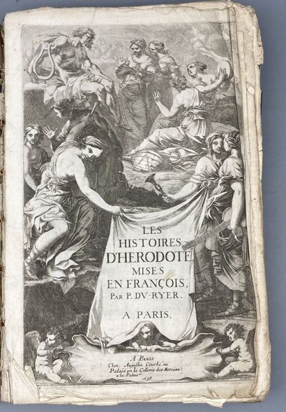null HERODOTE. Les Histoires d'Hérodote mises en françois, par P. du Ryer. Second...