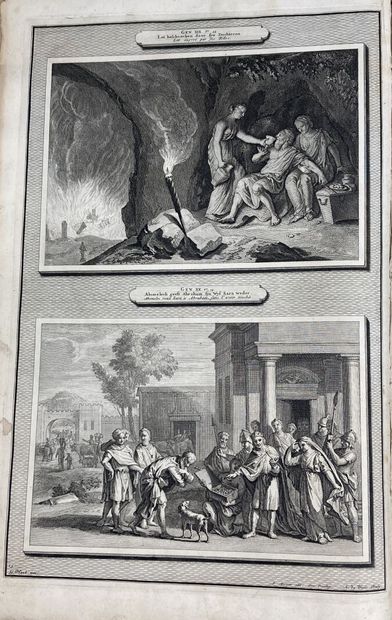 null [Mortier Bible]. Histoire du Vieux et du Nouveau Testament, enrichie de plus...