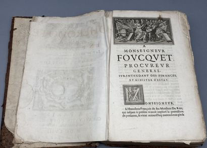 null HERODOTE. Les Histoires d'Hérodote mises en françois, par P. du Ryer. Second...