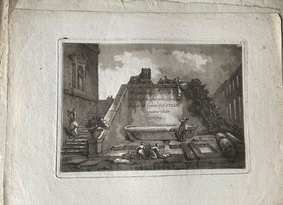null Lot including : 

- Abbé Jean-Claude RICHARD DE SAINT-NON (1727-1791), after...