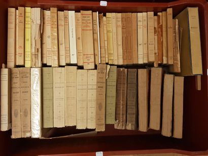 null Lot including: 

- MANNETTE including a lot of books bound, of which works of...