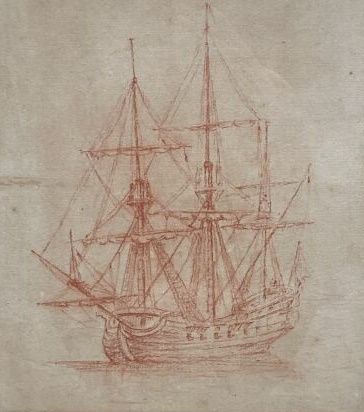 French school around 1700

View of a ship...
