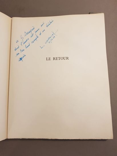 null CADENEL (Léon) & PIERARD (Louis). Le Retour. sl, sn, 1948. In-4 in ff., printed...