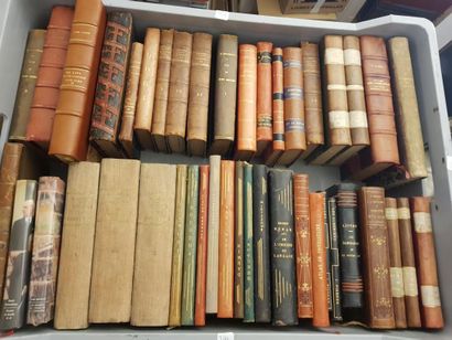 null Lot including: 

MANNETTE comprising a lot of books in full binding, including...