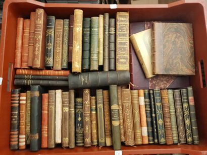 null Lot including: 

MANNETTE comprising a lot of books in full binding, including...
