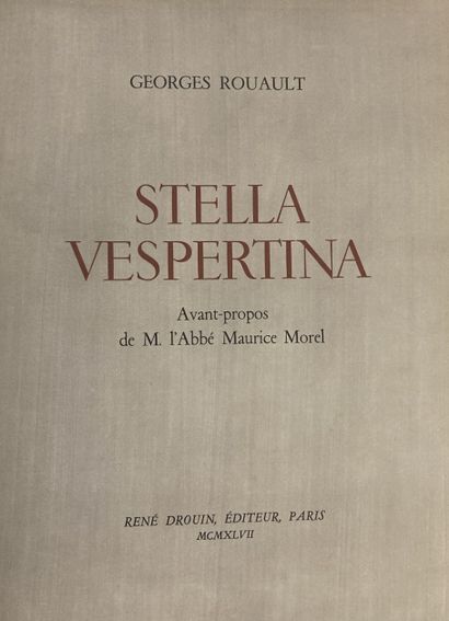 null ROUAULT (Georges). Stella Vespertina, foreword by M. l'Abbé Maurice Morel. Paris,...