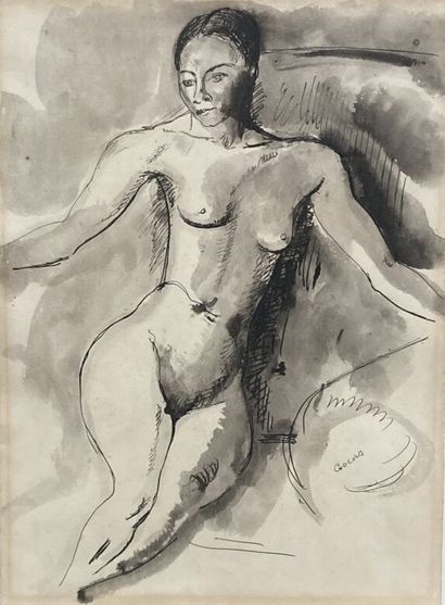 Edouard-Joseph GOERG (1893-1969) 

Nude in...