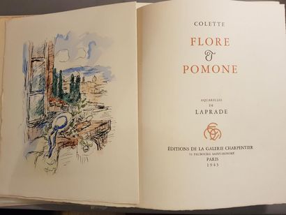 null LAPRADE (Pierre) & COLETTE. Flora and Pomona. Paris, Éditions de la Galerie...