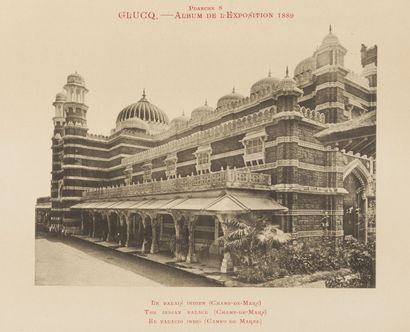 null Exposition Universelle - GLUCQ. L'Album de l'Exposition de 1889. Paris, Gaulon,...