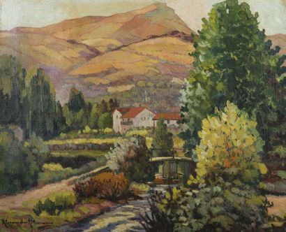 null Alexander ALTMANN (1878-1932)


Mountain hamlet by the river


Oil on canvas....