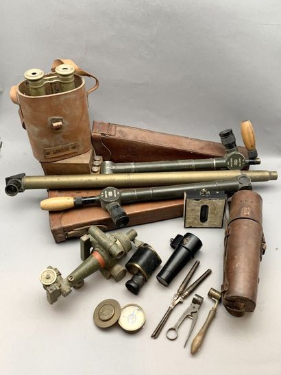 Set of instruments for military use composed...