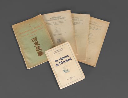 null 1928-1933.
Lot de documentation comprenant:
- Les Industries Familiales de Hadong,...