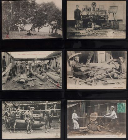 TONKIN
Album of approximately 190 black and...