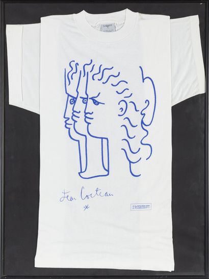 null D'après Jean COCTEAU (1889-1963)

Triple visage, 1988

T-shirt à col rond en...
