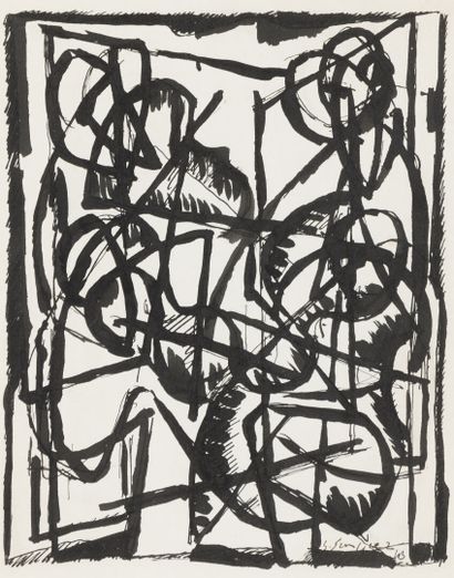 Gustave SINGIER (1909-1984)

Composition,...