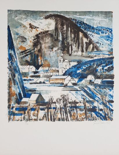 null Important lot de lithographies de Jacques PETIT (1925-2019) comprenant :
- Jeune...