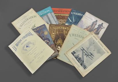 null 1925-1931.
Lot de 11 magazines dont une abondante documentation sur les Beaux-Arts...