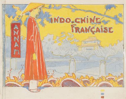 null 1919.
Attributed to Eugène BERINGUIER. 
Cover design in pen and watercolor for...
