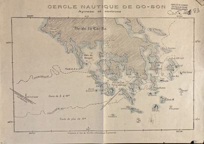 null 1899-1942.
Réunion de 5 cartes sur Hanoï et sa région comprenant:
- 1942. Plan...