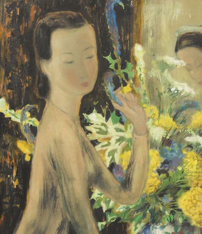 null LÊ PHO (1907-2001).
School of Fine Arts of Indochina. Class of 1930.
Young women...