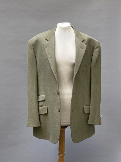 HERMES
Almond-green wool suit for men, including...