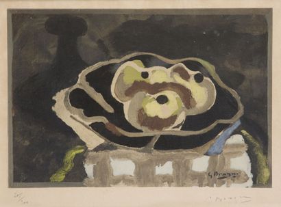 Georges Braque (1882-1963).
Nature morte...