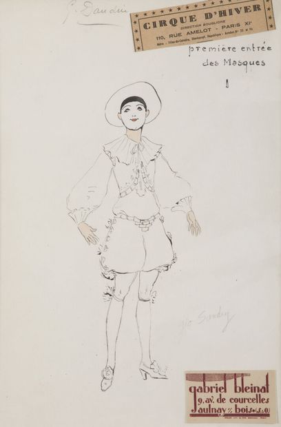 null Géo SANDRY [Gabriel Bleinat known as Géo Sandry (1897-1975)]

Set of theater...