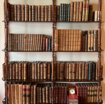Important lot of 18th century bound volumes...