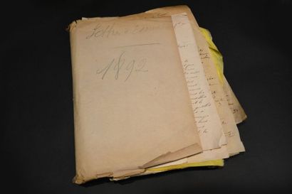 null Lettres à Edouard
Un ensemble d'une centaine de courriers manuscrits rédigés...