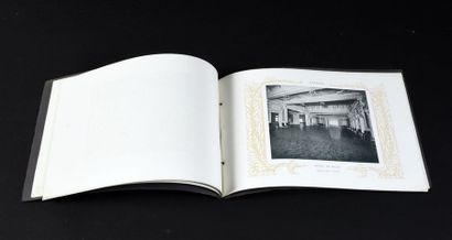  1908. HOTEL DE VILLE DE SAIGON. 
Petit livret imprimé (sans date) contenant 12 photographies...