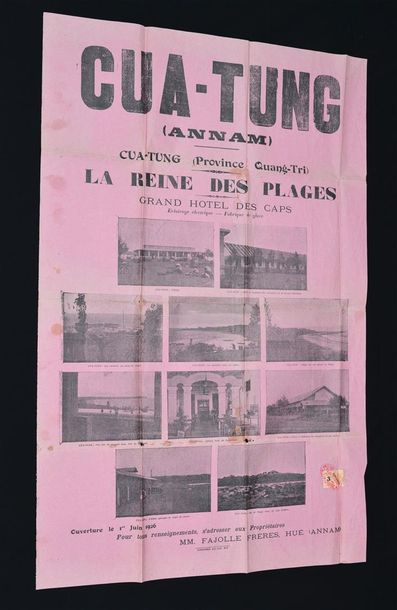 null 1920. ENSEMBLE DE DEPLIANTS PUBLICITAIRES, PROSPECTUS ET MENUS ISSUS DES LIEUX...