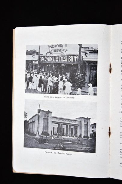  LA FOIRE DE HANOI, UN ENSEMBLE DE DOCUMENTS : 
- Foire de Hanoï 1938. Exposition...