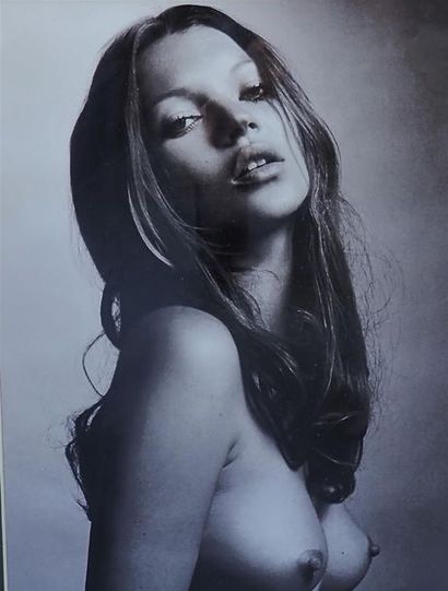 null Kate Moss, tirage lambda, noir et blanc, circa 2000. Dimensions (à vue) 39x...