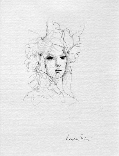 null Léonor Fini (1907 - 1996)

Portrait, dessin à l'encre sur papier encadré,

signé...