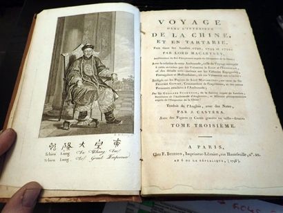 null 1798. Lord Macartney. Voyage dans l'interieur de la Chine, et en Tartarie, fait...