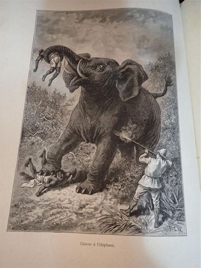 null 1888. Edgar Boulangier. Un hiver au Cambodge: Chasses au tigre, à l'éléphant...