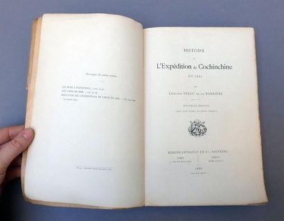 null 1888. Léopold Pallu de la Barrière. Histoire de l'Expédition de Cochinchine...