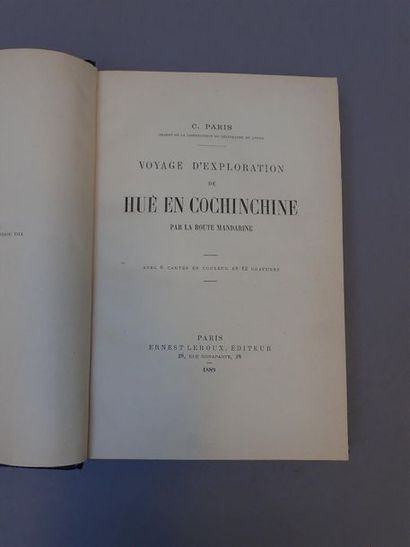 null 1889. C. Paris. Voyage d'Explication de Hué en Cochinchine par la route mandarine....