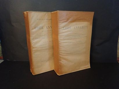 null 1909. Paul-Louis-Félix Philastre. Le Code annamite. Editions Leroux, seconde...