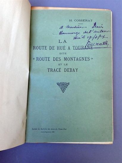 null 1926. H. Cosserat. La route de Hué à Tourane, dite Route des Montagnes et le...