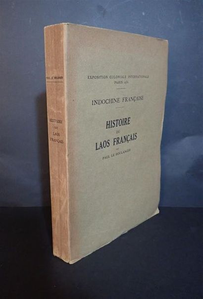 1930. Paul Le Boulanger. Histoire du Laos...